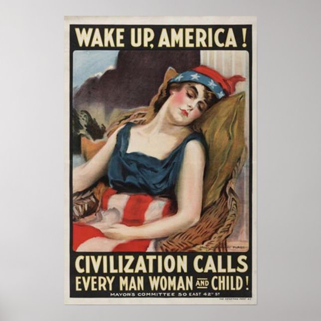 Wach auf Amerika! Poster (Vorne)
