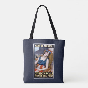 Wach auf Amerika! Vintage patriotische Freiheitsku