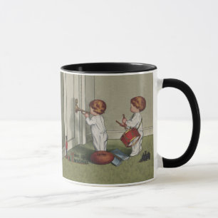 Wach auf, es ist Weihnachten süße Kinderillustrati Tasse