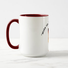 Wach auf Menschen füttere mich Katze Mug Tasse