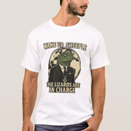 Wach auf, Schäfchen - Echsenherrscher Parodie T-Shirt