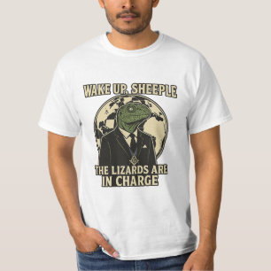 Wach auf, Schafherde - Echsenherrscher Parodie T-Shirt