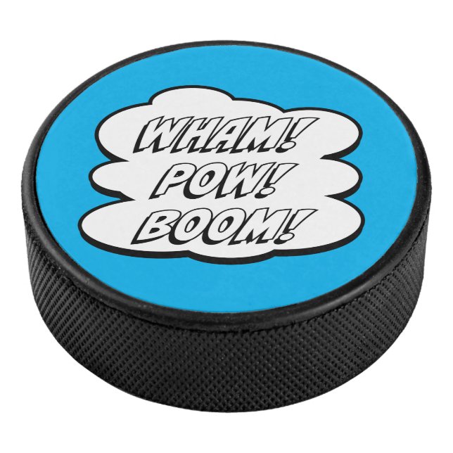 WACH! POW! BOOM! Comic Book Inspiriert Hockey Puck (3/4)