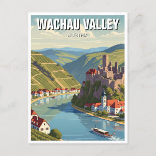 Wachau Valley Austria Travel Postkarte