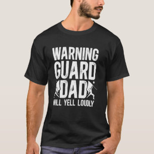 Wache Papa Wird Brüllen Vater Eines Fahnenträgers T-Shirt