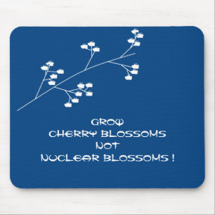 WACHEN CHERRY BLOSSOME NICHT NUKLEARE BLUMEN ! MOUSEPAD