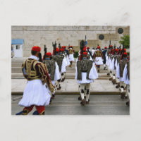Wachen in Athen - Griechenland Postkarte