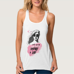 Wachen Sie auf u. bilden Sie Tank Top