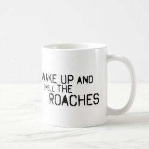Wachen Sie auf und riechen Sie die Kaffeetasse