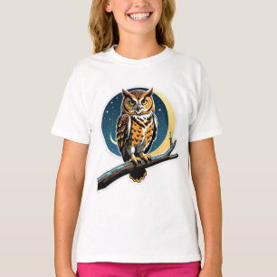Wachhabende Eule des Waldes T-Shirt