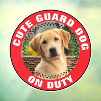 Wachhund im Dienst Alarm Benutzerdefiniertes Haust