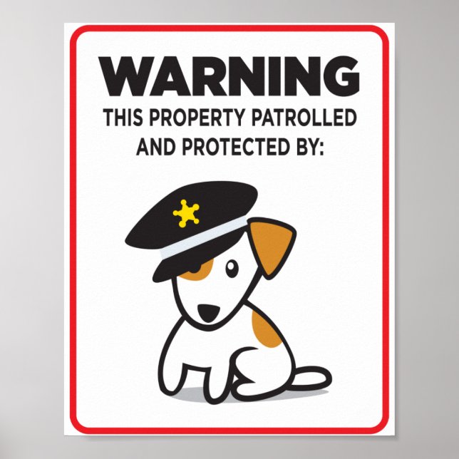 Wachhund Poster (Vorne)