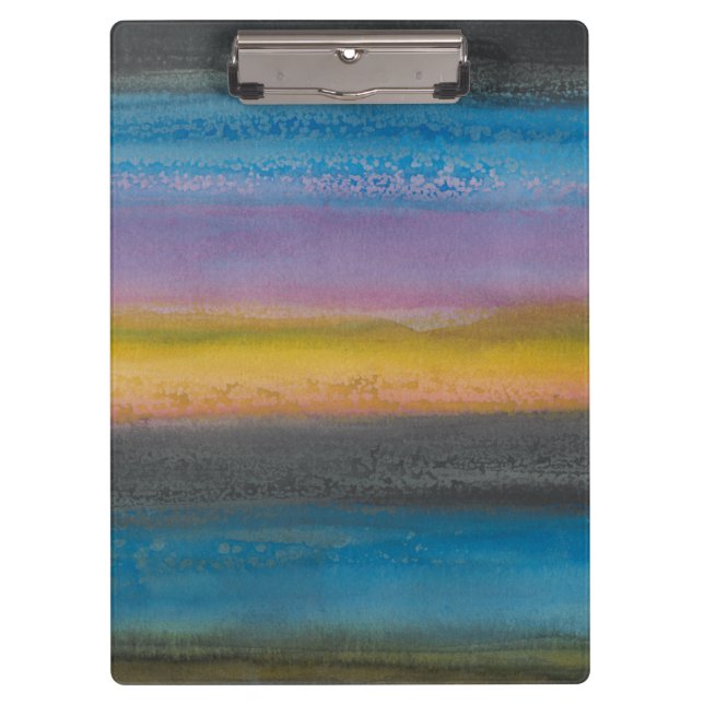 Wacholderbusch-Nebel I Klemmbrett (Vorderseite)