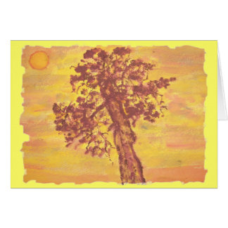 Wacholderbuschbaumsonnenuntergang