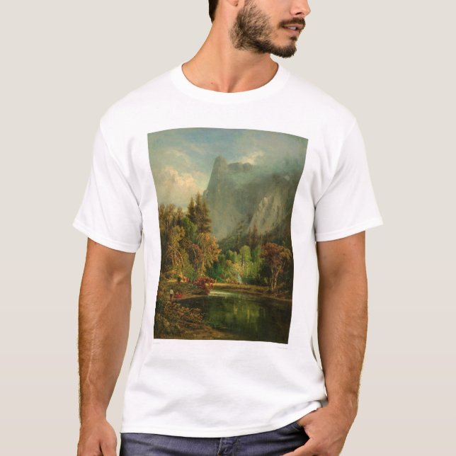 Wachposten-Felsen, Yosemite, Kalifornien (0797A) T-Shirt (Vorderseite)