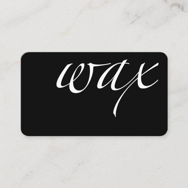 Wachs: Bikini/Brasilianischer Wachs Visitenkarte (Vorderseite)
