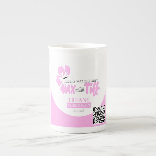 Wachs mit Tiff tumbler Prozellantasse (Vorderseite)