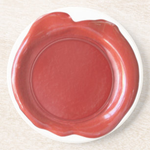 Wachs-Siegel-Untersetzer - Rot Getränkeuntersetzer