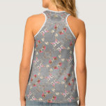 Wachs, Statice, & Peridot P Tanktop<br><div class="desc">Manchmal ist es das beste Geschenk,  ihren besonderen Meilenstein einfach auf einem eleganten und schlichten Oberteil zu nennen,  besonders entworfen für den traditionellen sechzehnten Edelstein,  Peridot,  die statice Blume und natürlich Wachskandellergrafik.</div>