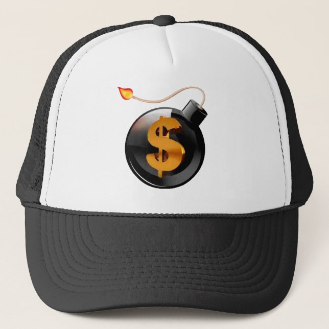 Wachsamer Dollar Cap W/Logo Truckerkappe (Vorderseite)