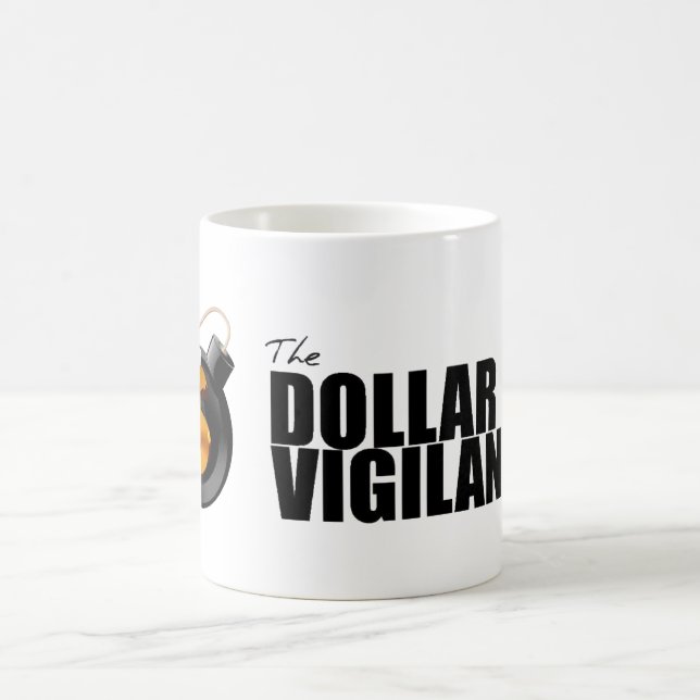 Wachsamer Dollar Mug W/Logo Tasse (Mittel)