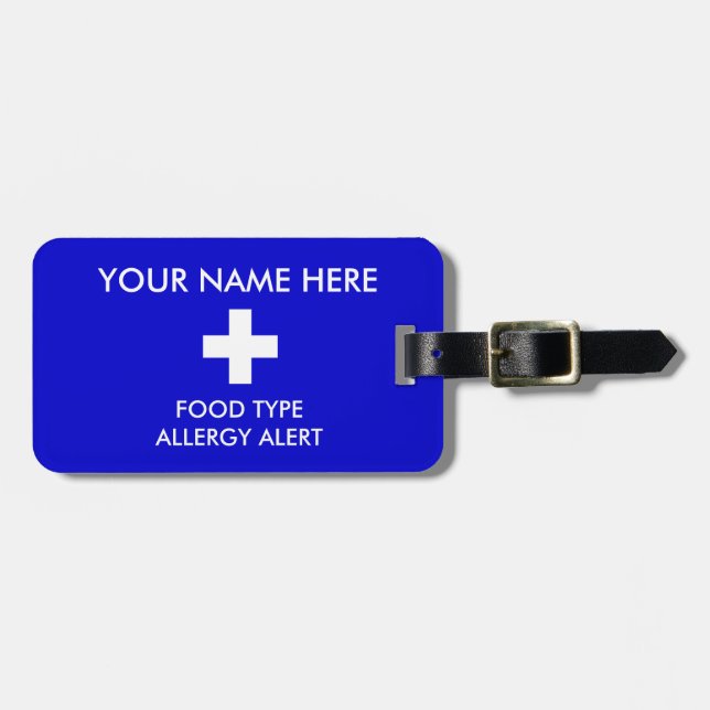Wachsamer ID/ICE Umbau der Allergie- Gepäckanhänger (Vorderseite horizontal)