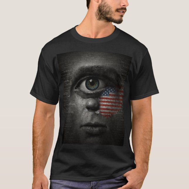Wachsamer Patriotismus: Kunst und Identität T-Shirt (Vorderseite)
