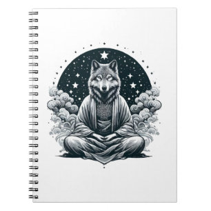 Wachsamer Wolf Notizblock