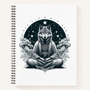 Wachsamer Wolf Notizbuch