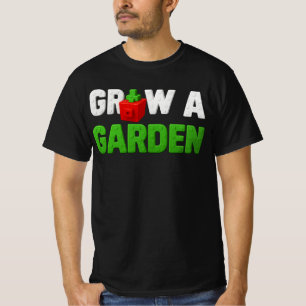 Wachse einen Garten Gamer-Design für Kinder, die S T-Shirt