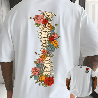 Wachse hindurch Florales Zitat Botanische Inspirat T-Shirt