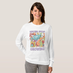 Wachse immer weiter Retro T-Shirt