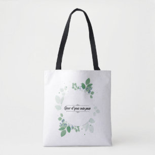 Wachse in deinem eigenen Tempo Inspirations-Tasche