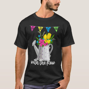 Wachse mit dem Flow Zen Yoga Gartengestaltung Medi T-Shirt
