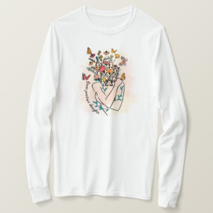 Wachse positive Gedanken. Personalisierbar T-Shirt