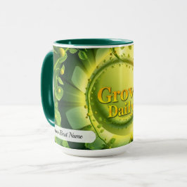 Wachse täglich Spiralförmig Tasse