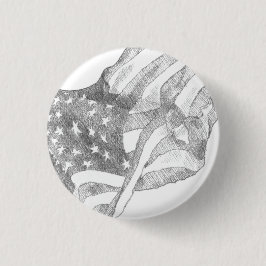 Wachsen der amerikanischen Flagge Button