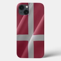 Wachsen der Flagge Dänemarks -