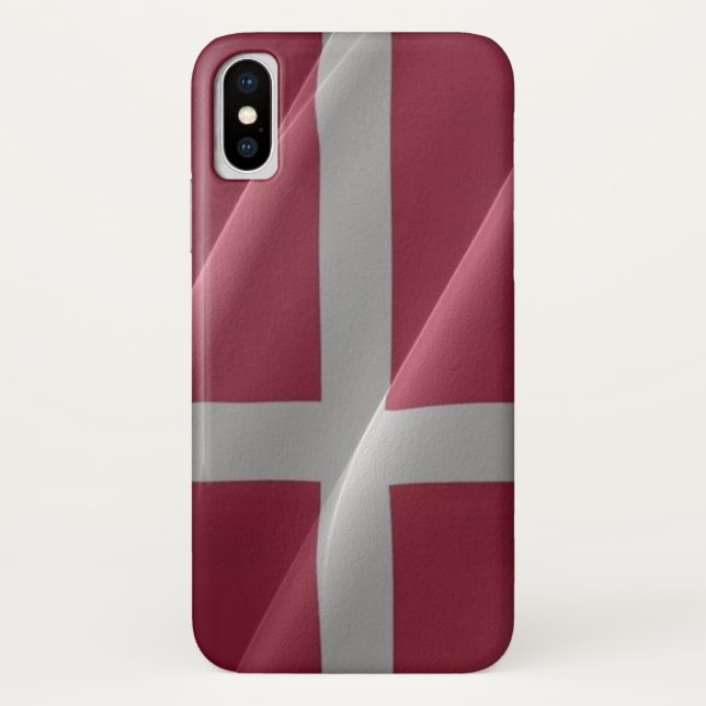 Wachsen der Flagge Dänemarks - Case-Mate iPhone Hülle (Rückseite)