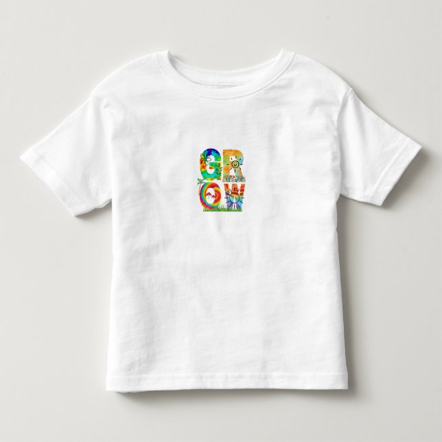 wachsen kleinkind t-shirt (Vorderseite)
