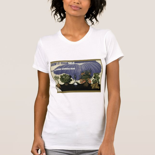 WACHSEN SIE ES SICH - GARTEN T-Shirt (Vorderseite)