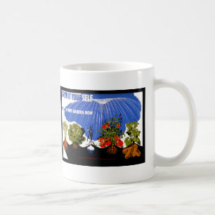 Wachsen Sie es sich ~ Pflanze ein Bauernhof-Garten Tasse