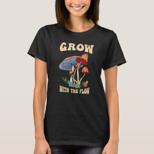 Wachsen Sie mit dem Flow Magic Psilocybin-Pilzen V T-Shirt