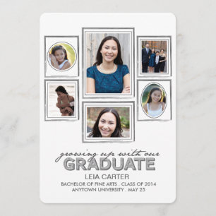 Wachsend oben mit graduierter Mitteilung Ankündigung