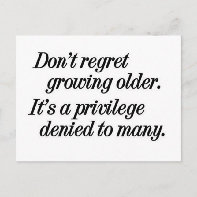 wachsende ältere Rechte Postkarte (Vorderseite)