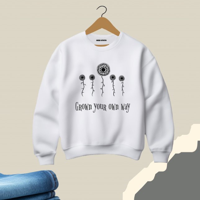 Wachsende Blume Sweatshirt (Von Creator hochgeladen)