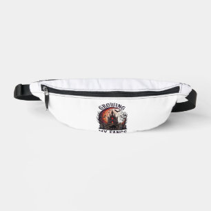 Wachsende Fangzähne Halloween Verlassenes Schloss  Bauchtasche