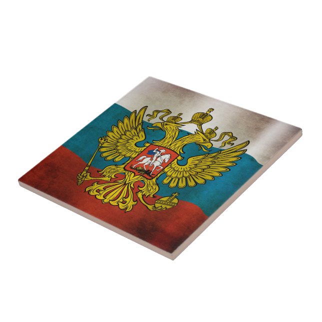 Wachsende Flagge Russlands Fliese (Seite)