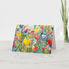 WACHSENDE HERZEN GANZ ANFANG/LANKKARTE DANKESKARTE