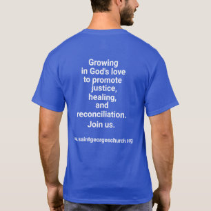 Wachsende Liebe Gottes, den T - Shirt der Gerechti